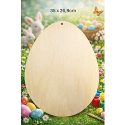 Jajko 2 35cm z otworem, jajko 35cm z otworem, sklejka 3mm
